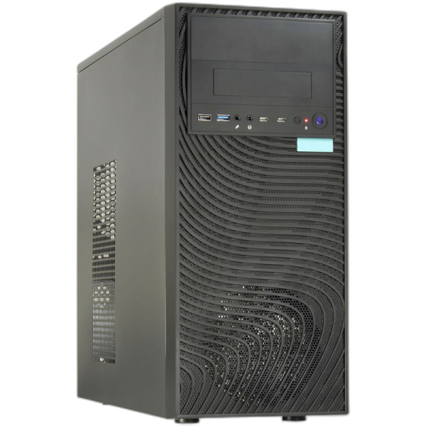 INTER-TECH IT-8835 RIPPLE midi-ATX črno ohišje