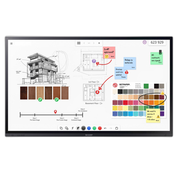 SHARP PN-LA652 InGlass 163,9cm (65