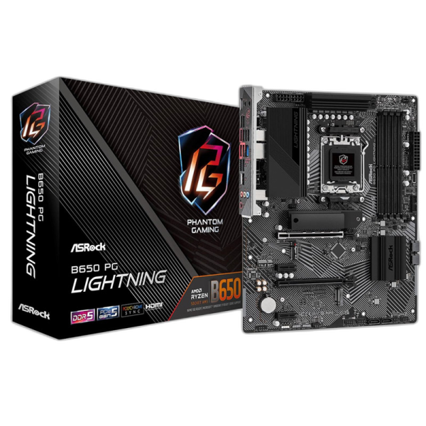 ASROCK B650 PG Lightning AM5 4xDDR5 ATX osnovna plošča
