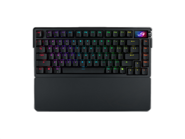 Tipkovnica ASUS ROG Azoth Extreme Wireless, ROG NX Red, PBT, OLED, RGB, USB, BT, US