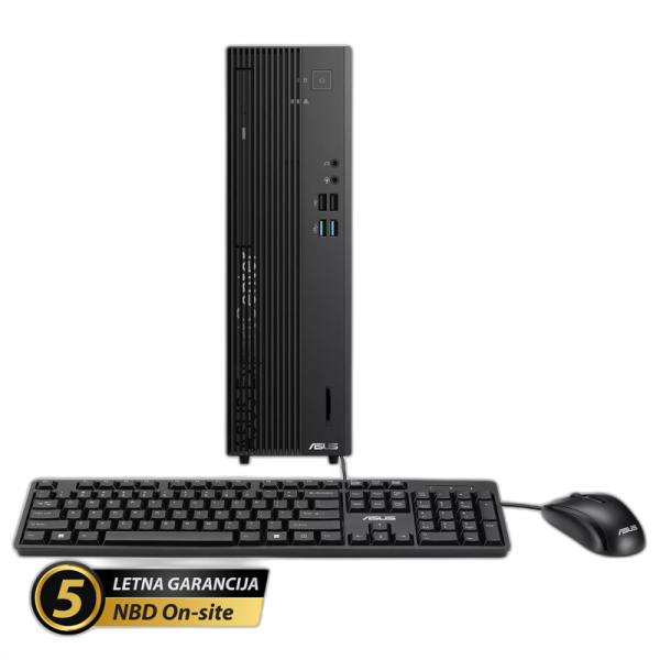 ASUS ExpertCenter D5 SFF Core i7-14700 32GB 1TB Windows 11 Pro tipkovnica miška namizni računalnik (D501SER-WB75D0X)