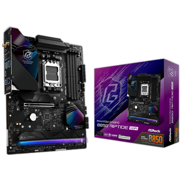 ASROCK Phantom Gaming B850 Riptide WiFi AM5 4xDDR5 ATX osnovna plošča