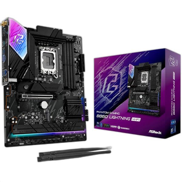 ASROCK B860 Lightning WiFi LGA1851 4xDDR5 ATX osnovna plošča