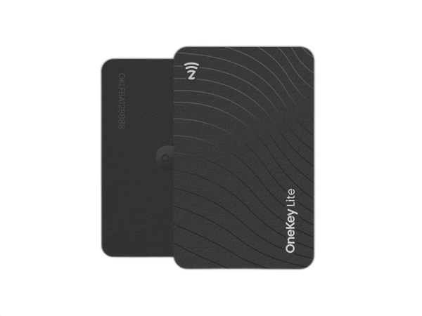 OneKey Lite, kartica za varnostno kopijo, NFC