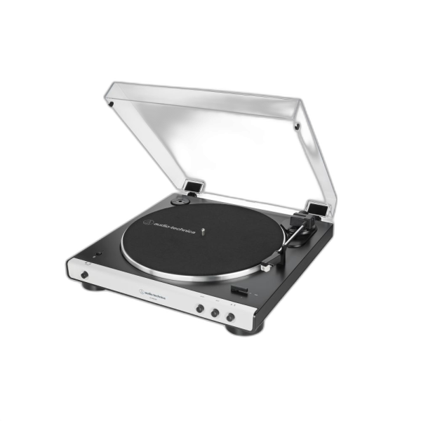 Gramofon Audio-Technica AT-LP60XBTWH, Bluetooth, črno-bel