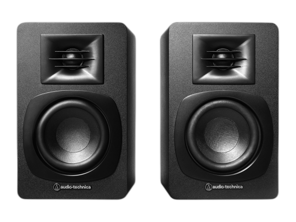 Zvočniki Audio-Technica AT-SP3X, Bookshelf, RCA, Bluetooth 5.3, črni