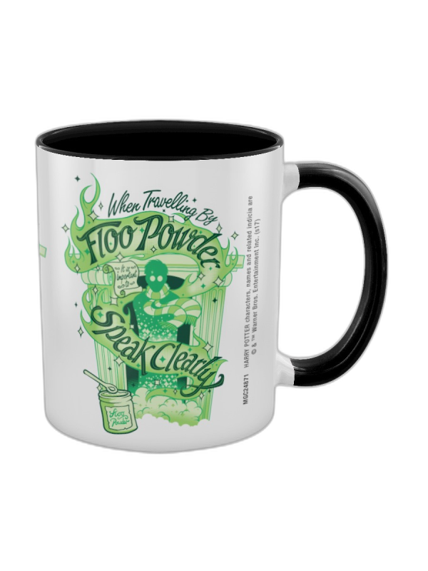 Pyramid HARRY POTTER (FLOO POWDER) BLACK MUG skodelica