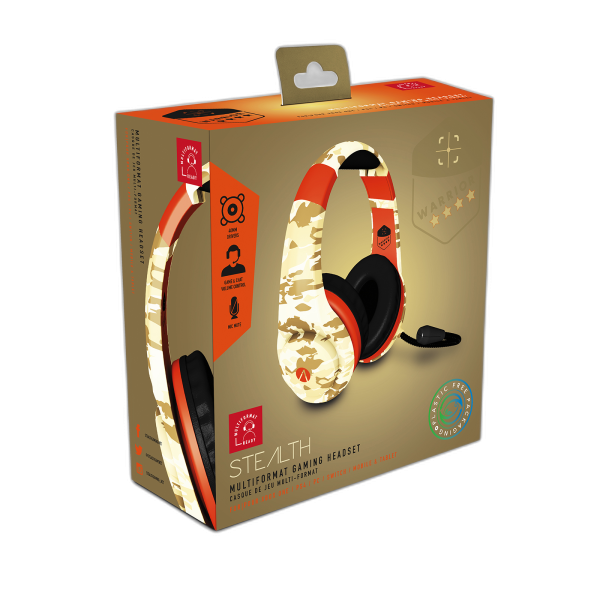 SLUŠALKE STEALTH WARRIOR STEREO GAMING HEADSET MULTIFORMAT