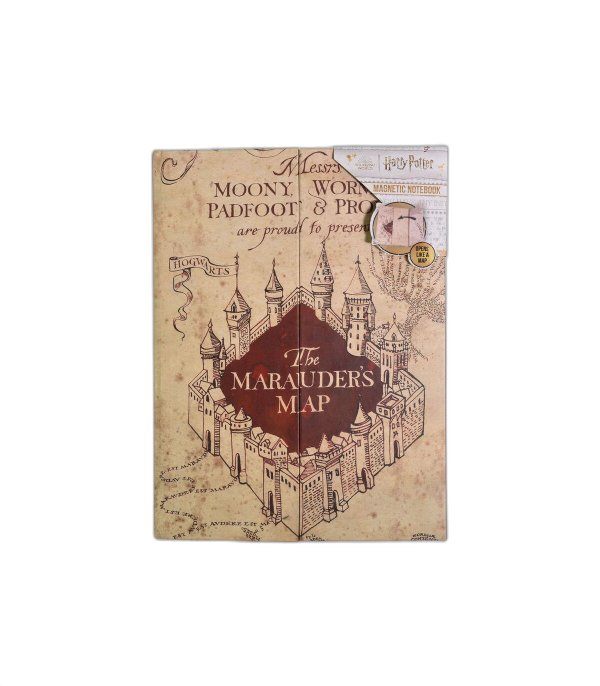 BLUE SKY HARRY POTTER MARAUDERS MAP A5 BELEŽNICA