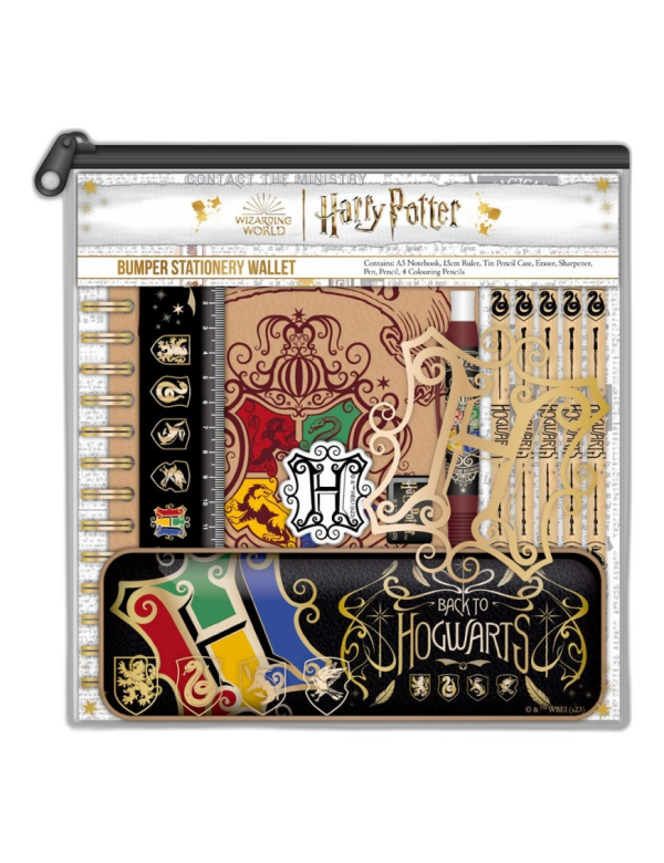 BLUE SKY HARRY POTTER BUMPER PISARNIŠKI SET - COLOURFUL CREST