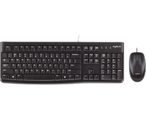 Tipkovnica in miška Logitech Desktop MK120, USB, US