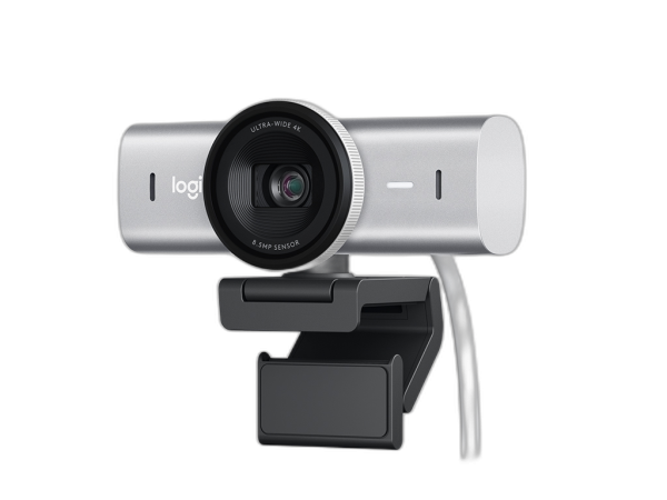 Kamera Logitech MX BRIO, 4K Ultra HD, siva, USB-C