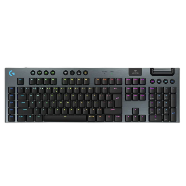 LOGITECH G915 X LIGHTSPEED GL Linear brezžična RGB mehanska gaming slo črna tipkovnica