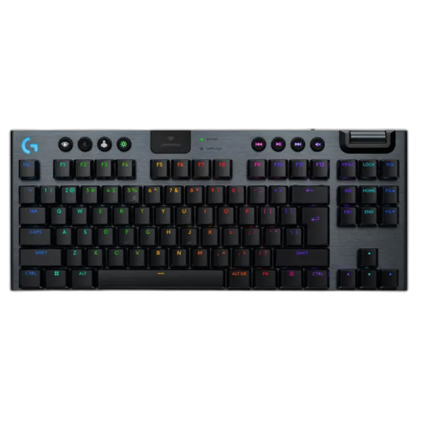 LOGITECH G915 X LIGHTSPEED TKL Linear brezžična RGB mehanska gaming slo črna tipkovnica