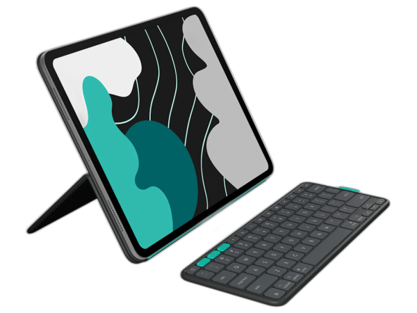 Ovitek s tipkovnico Logitech Flip Folio za iPad Pro 13 (M4) in iPad Air 13 (M2 & M3), grafit, Slo g.