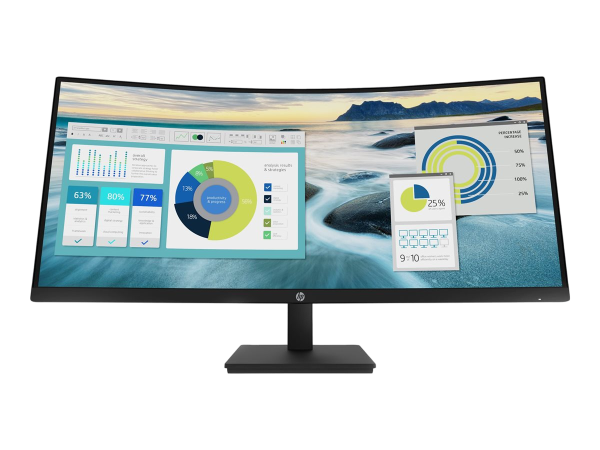 Monitor HP P34hc G4 USB-C ukrivljen 86,36 cm (34'') WQHD 21:9 VA