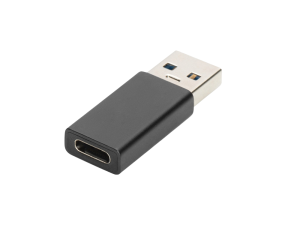 Adapter USB-A v USB-C, USB 3.0, črn, Ewent EW9650