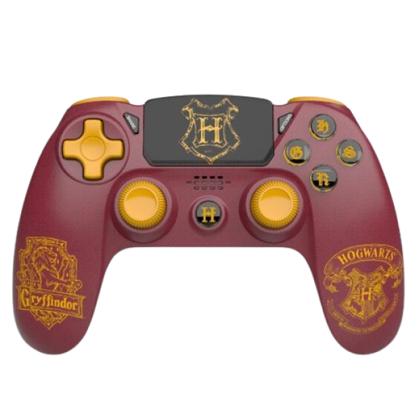 OFFICIAL HARRY POTTER - BREZŽIČNI PS4 KONTROLER - GRYFFINDOR - RDEČE BARVE