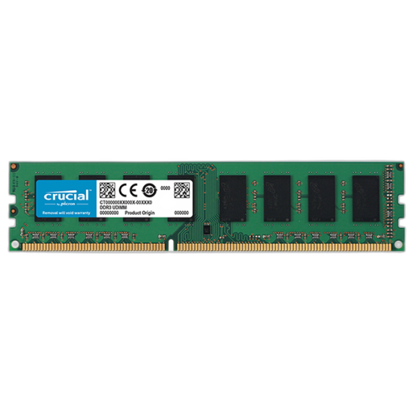 RAM DDR3L 4GB PC3-12800 1600MHz CL11 1.35V Crucial