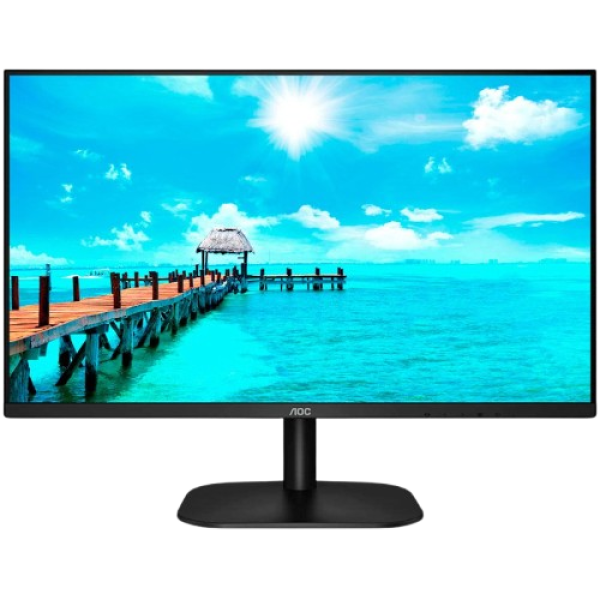 AOC 24B2XH monitor - 60.5cm (23.8”), FHD (1920 x 1080), IPS, 75Hz, 4ms (GTG), 1x D-SUB (VGA), 1x HDMI 1.4