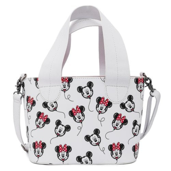 LOUNGEFLY DISNEY MICKEY-MINNIE BALLOONS AOP ROČNA TORBICA