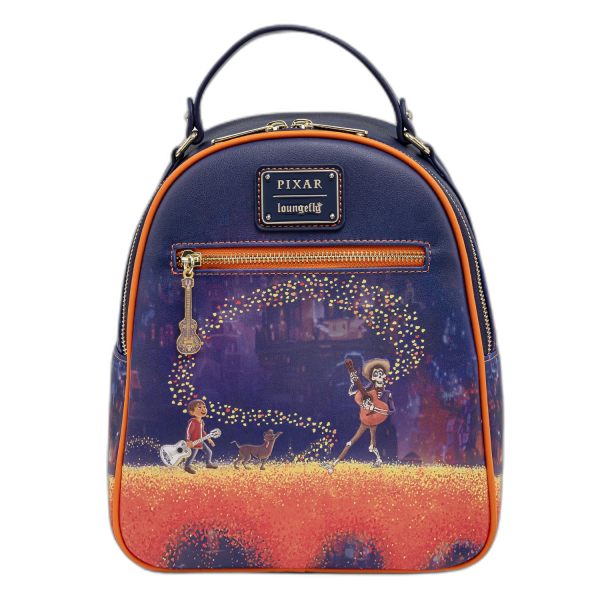 LOUNGEFLY PIXAR COCO MARIGOLD BRIDGE MINI NAHRBTNIK