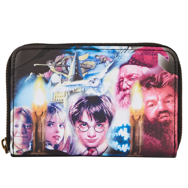 LOUNGEFLY HARRY POTTER SCORCERERS STONE ZIP AROUND DENARNICA