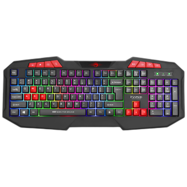 MARVO K602 EN ŽIČNA MEMBRANSKA TIPKOVNICA RGB