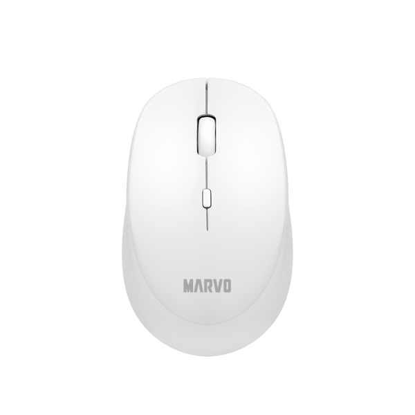 MARVO OFFICE WM103 WH BREZŽIČNA MIŠKA BELE BARVE