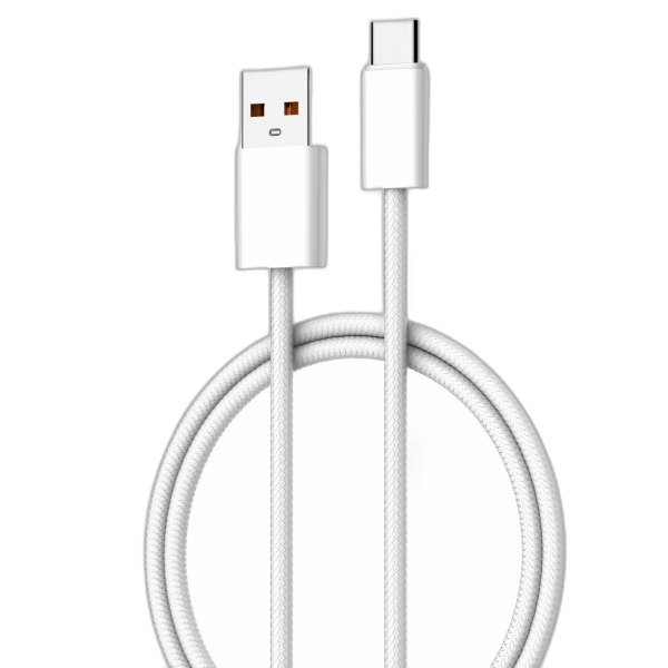 LDNIO CHARGING DATA CABLE BRAIDED (A-C) 25W 1M TYPE-C WHITE LS901_C