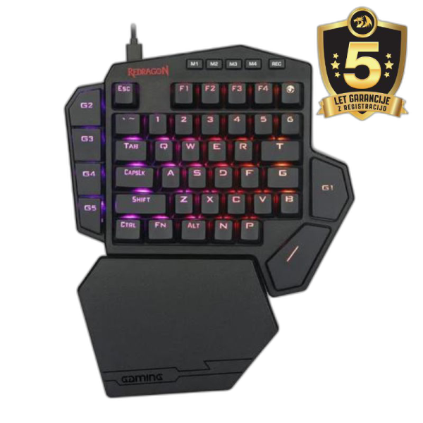 REDRAGON DITI ELITE K585RGB-KS BREZŽIČNA MEHANSKA TIPKOVNICA - RJAVA STIKALA
