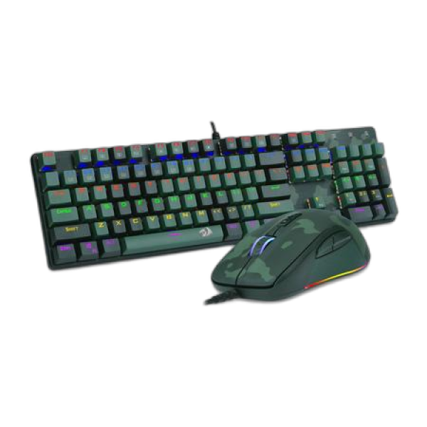 REDRAGON WIRED CAMOUFLAGE GAMING SET (2in1)