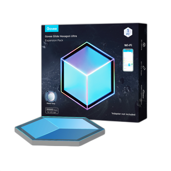 GOVEE GLIDE HEXAGON LIGHT PANELS ULTRA razširitveni paket