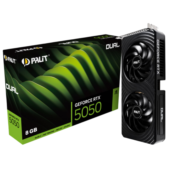 PALIT Dual GeForce RTX 5050 8GB GDDR6 grafična kartica