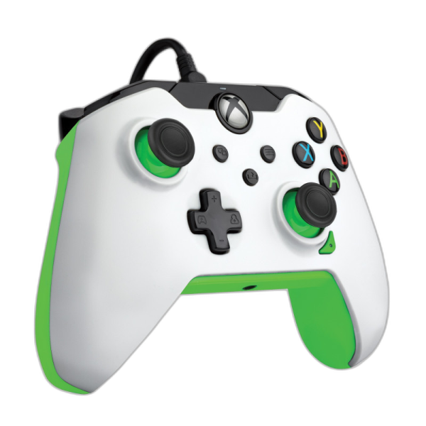 PDP XBOX WIRED CONTROLLER WHITE - NEON belo zelene barve