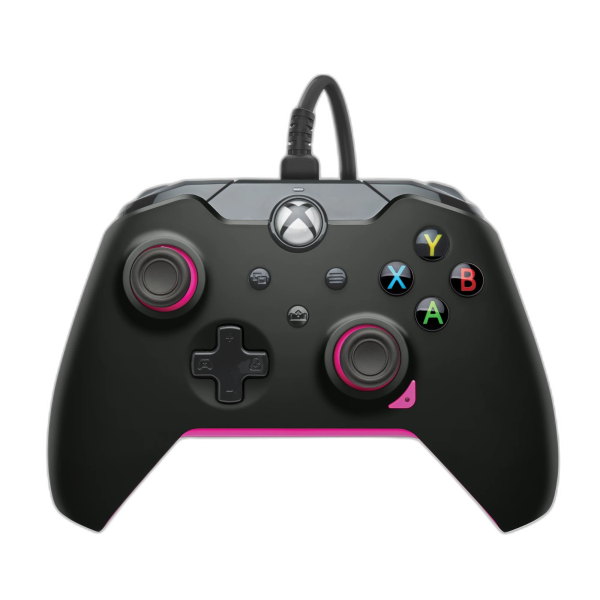 PDP XBOX WIRED CONTROLLER BLACK - FUSE (PINK)