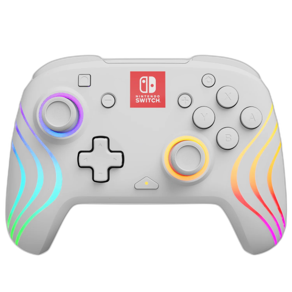 PDP SWITCH 2 & 1 BREZŽIČNI KONTROLER AFTERGLOW WAVE - BELE BARVE