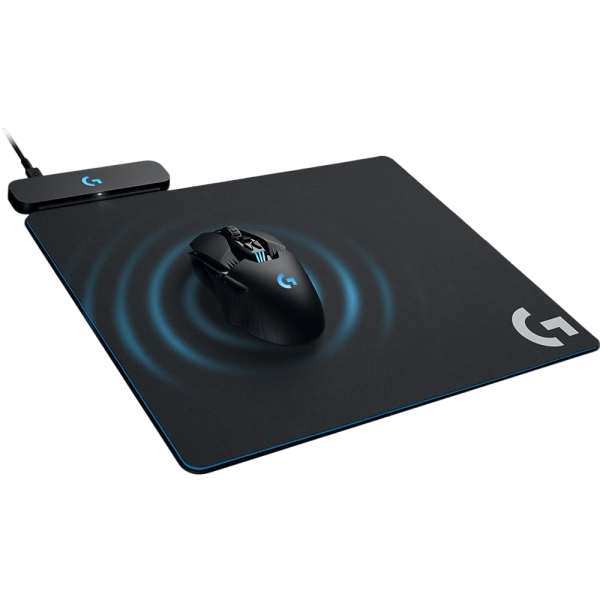 Podloga za miško Logitech POWERPLAY Wireless Charging System, črna