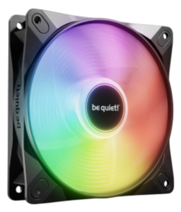 BE QUIET! LIGHT WINGS LX (BL132) Reverse 120mm 4-pin PWM ARGB črn ventilator