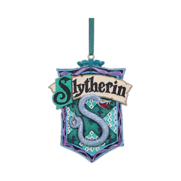 NEMESIS NOW HARRY POTTER SLYTHERIN CREST HANGING okrasek 8CM