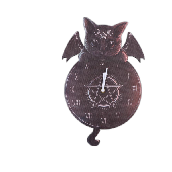 NEMESIS NOW MALPUSS TICKIN CLOCK MDF stenska ura