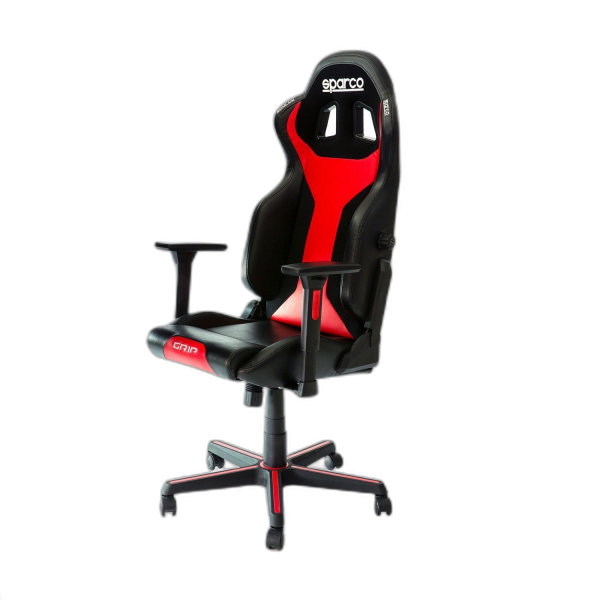SPARCO GRIP SKY gaming stol črno - rdeče barve