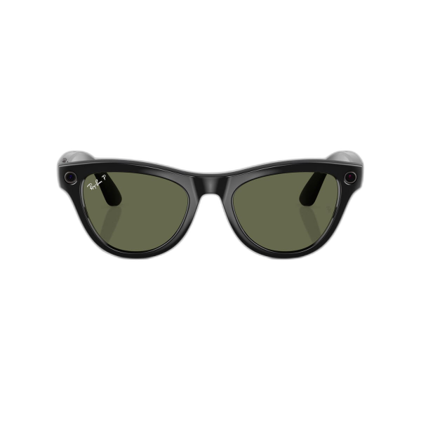 Ray-Ban Meta – Skyler pametna očala – Barva: Sijajno- črna / Polar G15 Green
