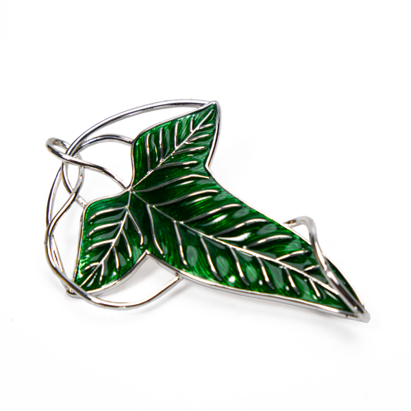 NOBLE COLLECTION - LORD OF THE RING - J - ELVEN LEAF BROOCH COSTUME