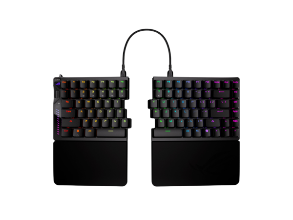 Tipkovnica ASUS ROG Falcata, ROG HFX V2 Analog, 8K, RGB, USB, črna, US