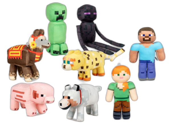 PLAYBYPLAY MINECRAFT - MINECRAFT T300 30CM ASSORTED PLIŠ