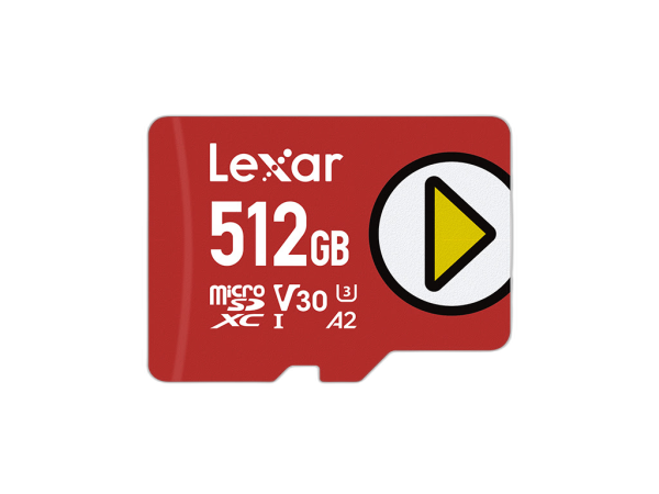 Spominska kartica Lexar PLAY, micro SDXC, 512GB, 160MB/s, U3, V30, A2, UHS-I
