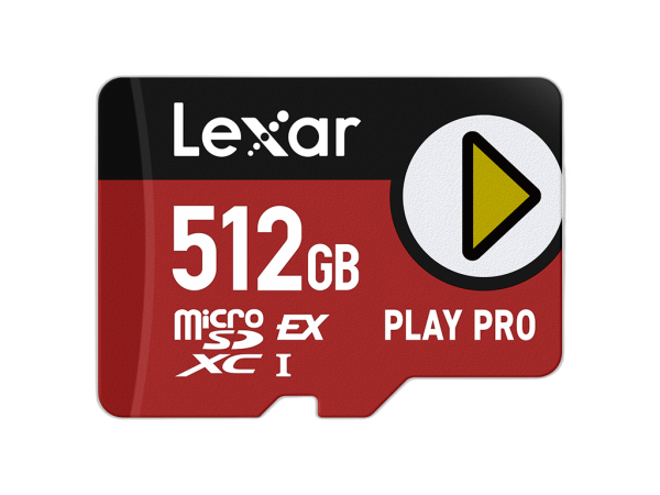 Spominska kartica Lexar PLAY PRO, Micro SDXC Express 7.1, 512GB, 900MB/s, V30