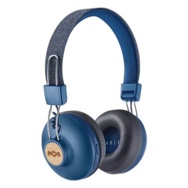 House of Marley Positive Vibration Bluetooth naglavne slušalke - denim