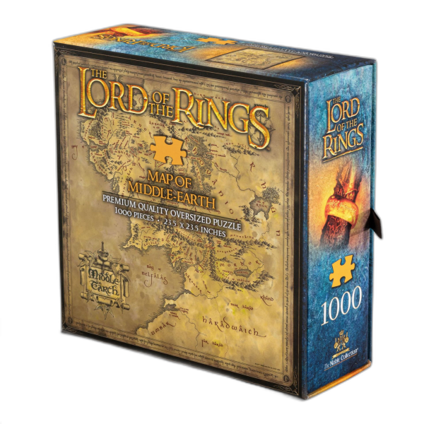 NOBLE COLLECTION - LORD OF THE RINGS - MIDDLE-EARTH MAP PUZZLE sestavljanka